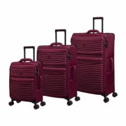 IT Luggage Precursor - 3pc Set (Dark Red)