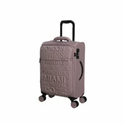 IT Luggage Citywide - 3pc Set (Pale Mauve) -IT Luggage Sales Shop 32757 UK12 2648 08PalemauveSSFrontpanel18.7in