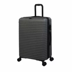 Attuned - 3pc Set (Charcoal) -IT Luggage Sales Shop 32772 UK16 2620 08CharcoalgreySSFrontpanel25in