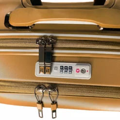 Rapidity - Cabin (Cuban Gold) 12 Rapidity - Cabin (Cuban Gold) -IT Luggage Sales Shop 32798 UK16 2911 08cuban gold TSA open close2