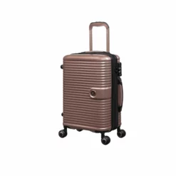 IT Luggage Helixian - 3pc Set (Metallic Rose Gold) -IT Luggage Sales Shop 32898 UK16 2842 08MetallicrosegoldS397SSFrontpanel18.5in