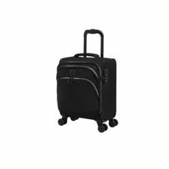IT Luggage Trinary - 4pc Set (Black) -IT Luggage Sales Shop 32909 UK12 2875 08BlackSSFrontpanel15in