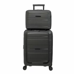 IT Luggage Momentous - Vanity Case (Starlight Grey) -IT Luggage Sales Shop 32912 UK15 0886 08 15 2886 15StarlightgreySSFrontpanel 5debf05a e460 43f0 95f8 b357e11372d3