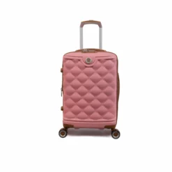 IT Luggage Indulging - 4pc Set (Flamingo Pink) -IT Luggage Sales Shop 32964 UK16 3039 08FlamingoPinkSSFrontpaneldirectly18.5in