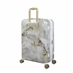 IT Luggage Sheen - 4pc Set (Gold Greyscale Marble) -IT Luggage Sales Shop 32980 UK16 2269B08GoldgreyscalemarbleSSBackpanel25in
