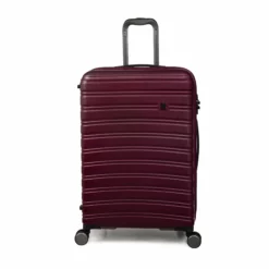 IT Luggage Fusional - 4pc Set (Dark Red) -IT Luggage Sales Shop 32987A UK16 2920 08DarkredsS055SSFrontpaneldirectly25in