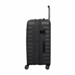 IT Luggage Fusional - 4pc Set (Warm Charcoal) -IT Luggage Sales Shop 32987A UK16 2920 08Warmcharcoal Magnet S561SSSidewithsingleexpopen