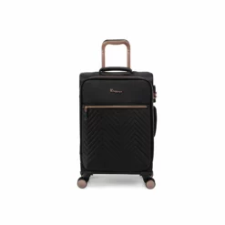 IT Luggage Bewitching - 5pc Set (Black) -IT Luggage Sales Shop 33095 UK12 2686 08BlackSSFrontpaneldircetly19.4in