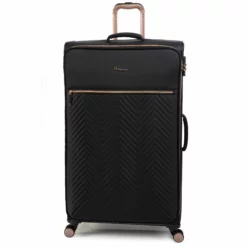 IT Luggage Bewitching - 5pc Set (Black) -IT Luggage Sales Shop 33095 UK12 2686 08BlackSSFrontpaneldircetly32.2in