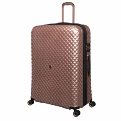 IT Luggage Glitzy - 5pc Set (Metallic Rose Gold) -IT Luggage Sales Shop 33109 UK16 2888A08MetallicrosegoldSSFrontpanel31in