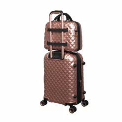 IT Luggage Glitzy - Vanity Case (Metallic Rose Gold) -IT Luggage Sales Shop 33109 UK16 2888A08 16 2888A15MetallicrosegoldSSBackpanel