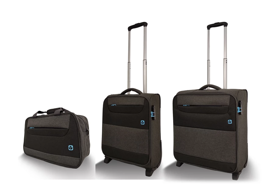 Qubed Gradient 3-Piece Carry-on Luggage Set 1 Qubed Gradient 3-Piece Carry-on Luggage Set