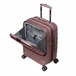 Prosperous - 3pc Set (Metallic Pink) -IT Luggage Sales Shop 60866 US16 2379 08Metallicpink S832SSFrontpocket