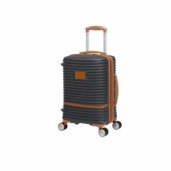 IT Luggage Replicating - 3pc Set (Charcoal) -IT Luggage Sales Shop 61284 US16 2632 08DarkshadowwithalmondtrimS015SSFrontpanel18.5in