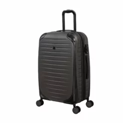 IT Luggage Lineal - 3pc Set (Dark Grey) -IT Luggage Sales Shop 61328 US16 2631 08DarkgreyS074SSFrontpanel25in b49d829a 8bec 46ec 81b5 24f52eea239a