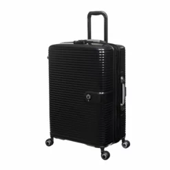 IT Luggage Helixian - 3pc Set (Black) 13 IT Luggage Helixian - 3pc Set (Black) -IT Luggage Sales Shop 61334 US16 2842 08BlackS001SSFrontpanel25in