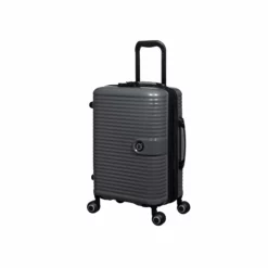 IT Luggage Helixian - 3pc Set (Charcoal) -IT Luggage Sales Shop 61334 US16 2842 08CharcoalgreyS022SSFrontpanel18.5in