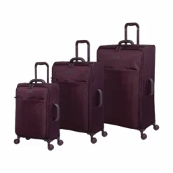 IT Luggage Lustrous - 3pc Set (Aubergine)