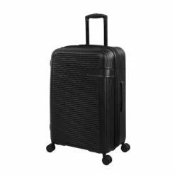 IT Luggage Valiant - 4pc Set (Black) -IT Luggage Sales Shop 61437 US16 2914 08BlackS001SSFrontpanel25in