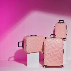 Ice Cap Plus - 3pc Set (Gossamer Pink) -IT Luggage Sales Shop 6 e4104fdb bb35 47a4 9a0b 922ac8cd6e94
