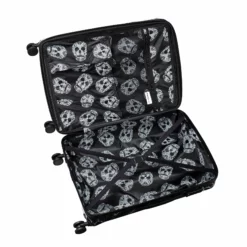 IT Luggage Candy Calavera - 4pc Set (Black Marble) -IT Luggage Sales Shop CandyCalavera16 2918AEmptyInteriorview