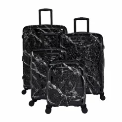 IT Luggage Candy Calavera - 4pc Set (Black Marble) -IT Luggage Sales Shop CandyCalavera16 2918AGroupB