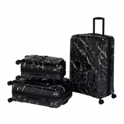 IT Luggage Candy Calavera - 4pc Set (Black Marble) -IT Luggage Sales Shop CandyCalavera16 2918AGroupC