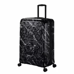 IT Luggage Candy Calavera - 4pc Set (Black Marble) -IT Luggage Sales Shop CandyCalavera16 2918ALargeCasefront side