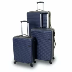 QUBEd Collinear II Set Of 3 Suitcases