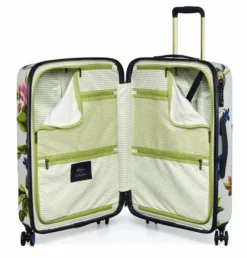 Joules Spring Wood Botanical 4-Wheel Medium 66cm Case -IT Luggage Sales Shop JLH0102 106 Joules Medium Case Spring Wood Botanical 3