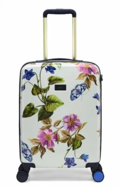Joules Spring Wood Botanical 4-Wheel Cabin Case