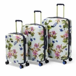 Joules Spring Wood Botanical 4-Wheel Cabin Case -IT Luggage Sales Shop JLH Joules Spring Wood Botanical Luggage Grp2