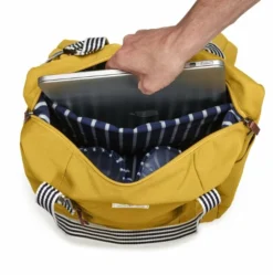 Joules Coast Travel Tote Backpack -IT Luggage Sales Shop JLS5012 003 Joules Travel Backpack 45cm Antique Gold 4