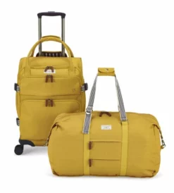 Joules Coast 4-Wheel Cabin Trolley Case 23 Joules Coast 4-Wheel Cabin Trolley Case -IT Luggage Sales Shop Joules Coast Luggage Antique Gold Grp4
