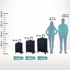 IT Luggage Precursor - Medium Plus (Dress Blues) -IT Luggage Sales Shop Precursor Blue Relative Size bcae7b78 5358 4ff2 99fc 6671724e887a