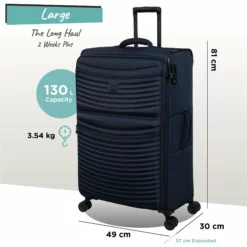 IT Luggage Precursor - Large (Dress Blues) -IT Luggage Sales Shop Precursor Large blue dims weights