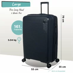 IT Luggage Spontaneous - Large (Blueberry) -IT Luggage Sales Shop Spontaneous Large blueberry dims weights