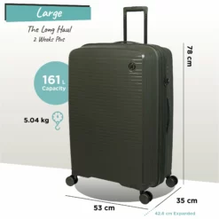 IT Luggage Spontaneous - Large (Olive Night) -IT Luggage Sales Shop Spontaneous Large olive dims weights