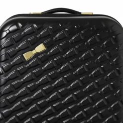 Ted Baker Belle 79cm 4-Wheel Large Suitcase -IT Luggage Sales Shop TBW0302 001 Belle Black branding