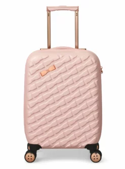 Ted Baker Belle 54cm 4-Wheel Cabin Suitcase 26 Ted Baker Belle 54cm 4-Wheel Cabin Suitcase -IT Luggage Sales Shop TBW0303 017 Belle Cabin Case Pink 1
