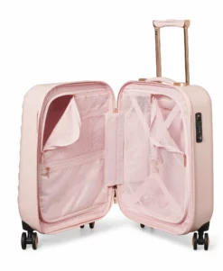 Ted Baker Belle 54cm 4-Wheel Cabin Suitcase 29 Ted Baker Belle 54cm 4-Wheel Cabin Suitcase -IT Luggage Sales Shop TBW0303 017 Belle Cabin Case Pink 3