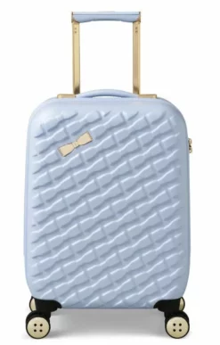 Ted Baker Belle 54cm 4-Wheel Cabin Suitcase 35 Ted Baker Belle 54cm 4-Wheel Cabin Suitcase -IT Luggage Sales Shop TBW0303 049 Belle Cabin Case Pale Blue 1
