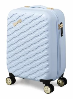 Ted Baker Belle 54cm 4-Wheel Cabin Suitcase 36 Ted Baker Belle 54cm 4-Wheel Cabin Suitcase -IT Luggage Sales Shop TBW0303 049 Belle Cabin Case Pale Blue 2