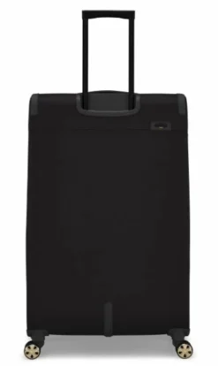 Ted Baker Albany Eco Soft Side 4-Wheel 80cm Large Suitcase -IT Luggage Sales Shop TBW7001 001 Ted Baker Albany Eco Black Large Case 4