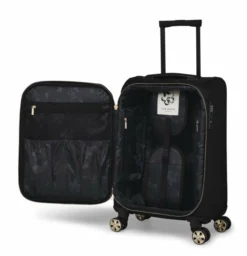 Ted Baker Albany Eco Soft Side 4-Wheel 55cm Cabin Case 12 Ted Baker Albany Eco Soft Side 4-Wheel 55cm Cabin Case -IT Luggage Sales Shop TBW7003 001 Ted Baker Albany Eco Black Cabin Case 3