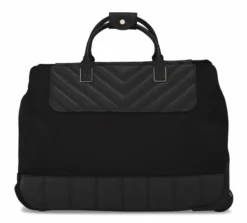 Ted Baker Albany Eco Soft Side Cabin Trolley Duffel Bag -IT Luggage Sales Shop TBW7006 001 Ted Baker Albany Eco Black Small Trolley Duffel 3
