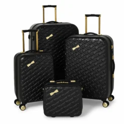 Ted Baker Belle 79cm 4-Wheel Large Suitcase -IT Luggage Sales Shop TBW Belle Luggage Black Grp3
