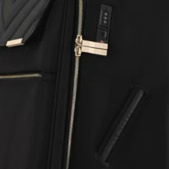 Ted Baker Albany Eco Soft Side 4-Wheel 55cm Cabin Case 18 Ted Baker Albany Eco Soft Side 4-Wheel 55cm Cabin Case -IT Luggage Sales Shop Ted Baker Albany Eco Black zips