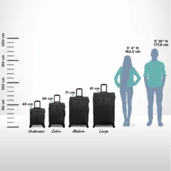 IT Luggage Trinary - Large (Black) -IT Luggage Sales Shop Trinary Relative Size Black 7745eabc 170a 4cde 91fb b86a7f7489d0