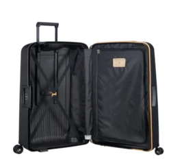 Samsonite S'Cure ECO 69cm Medium 4 Wheel Spinner Suitcase -IT Luggage Sales Shop amedScureblk3